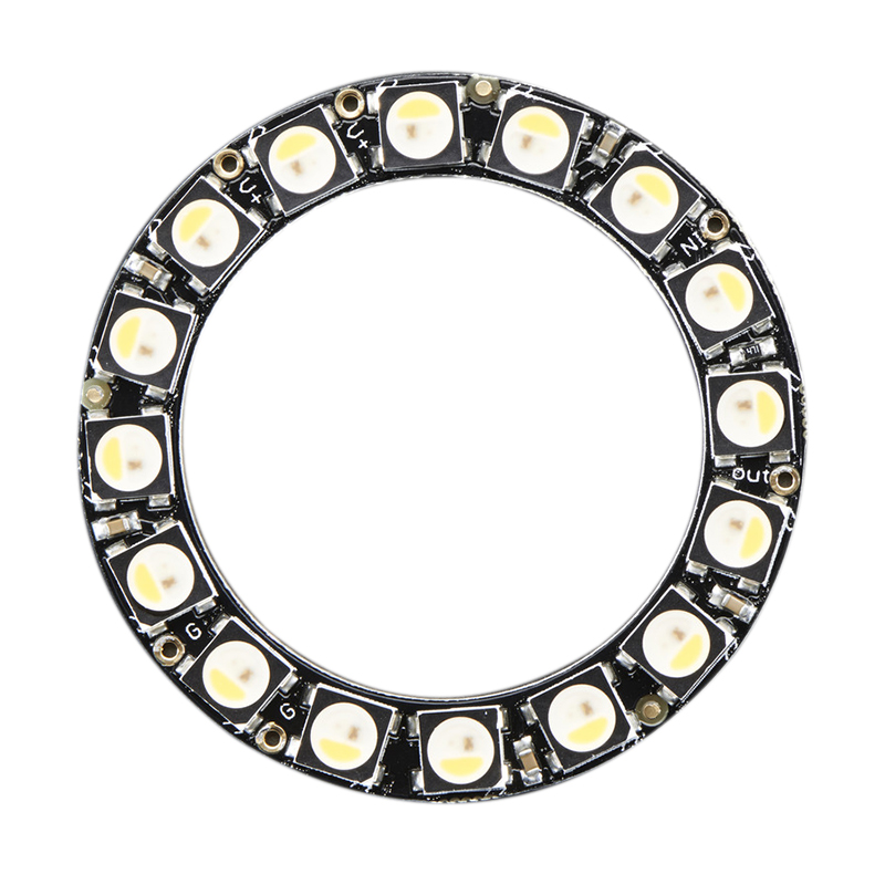 SK6812 16 x 5050 RGB LED Built-in Full Color Drivers-Neopixels Ring